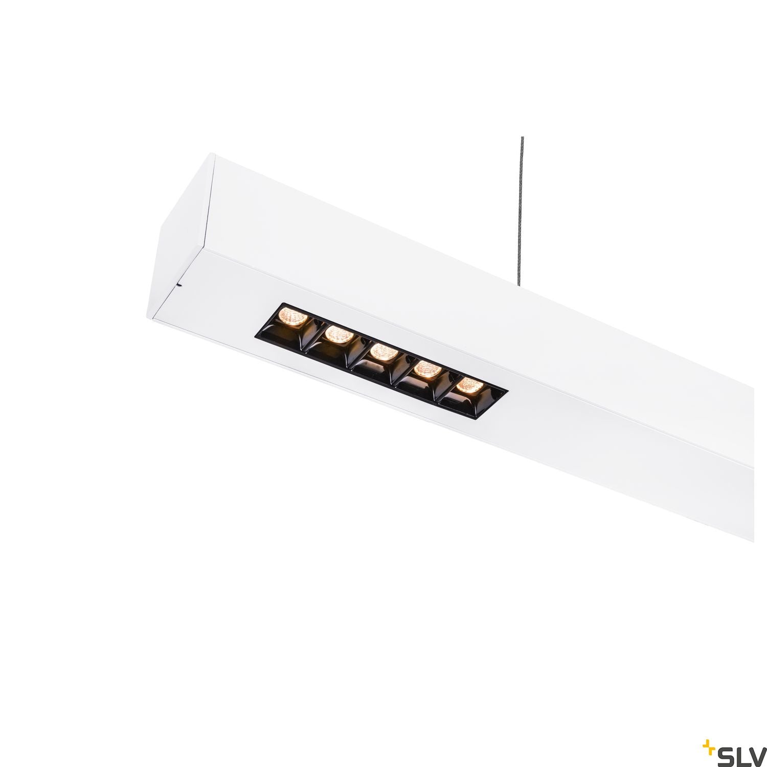 SLV Q-LINE PD, LED indoor pendant, 1m, BAP, white, 3000K 1000926