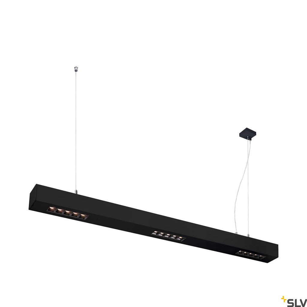 SLV Q-LINE PD, LED Indoor pendant light, 1m, BAP, black, 3000K 1000927