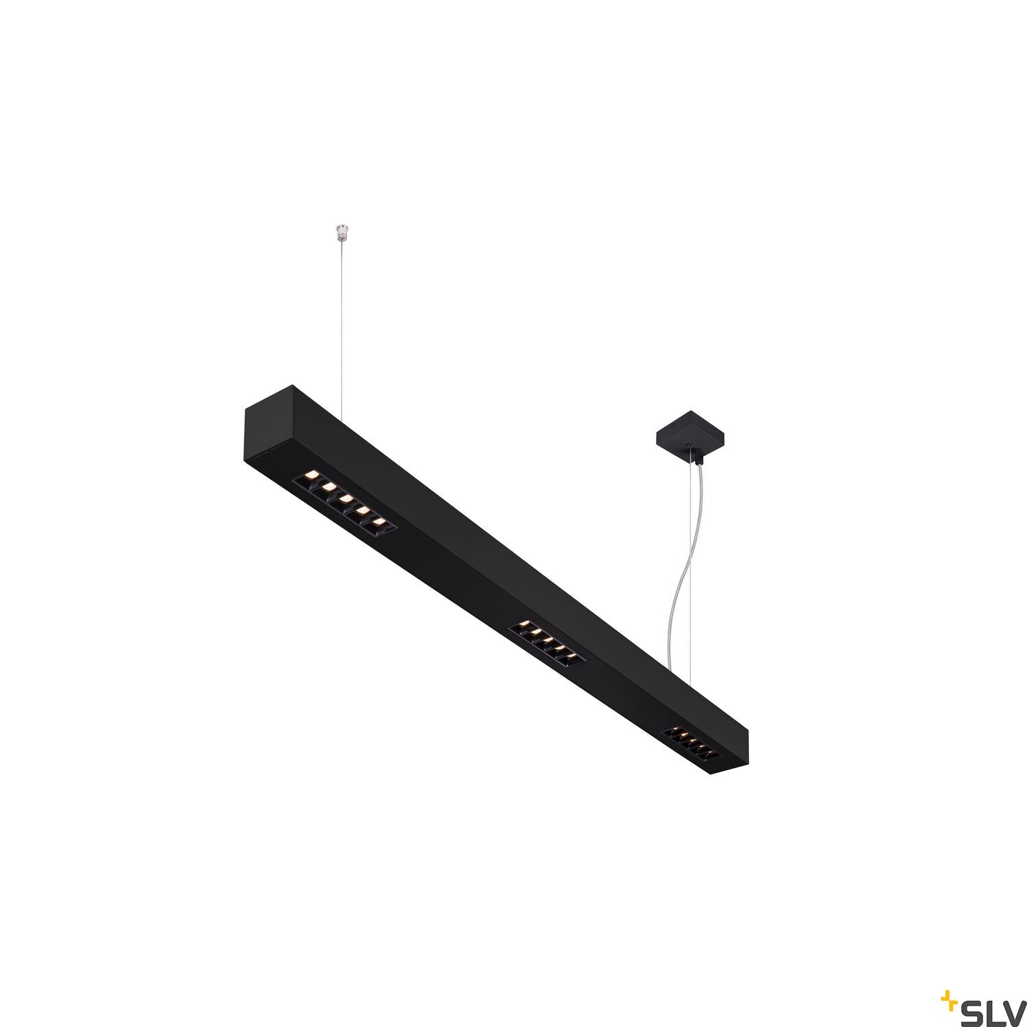 SLV Q-LINE PD, LED Indoor pendant light, 1m, BAP, black, 3000K 1000927