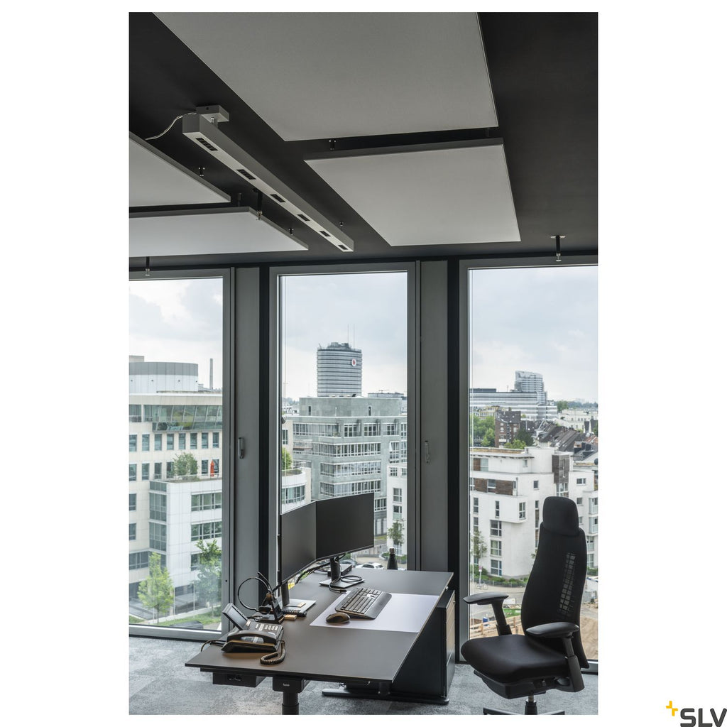 SLV Q-LINE PD, LED indoor pendant, 2m, BAP, white, 4000K 1000929