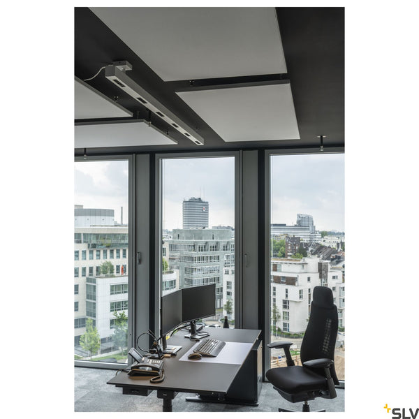 SLV Q-LINE PD, LED indoor pendant, 2m, BAP, white, 4000K 1000929
