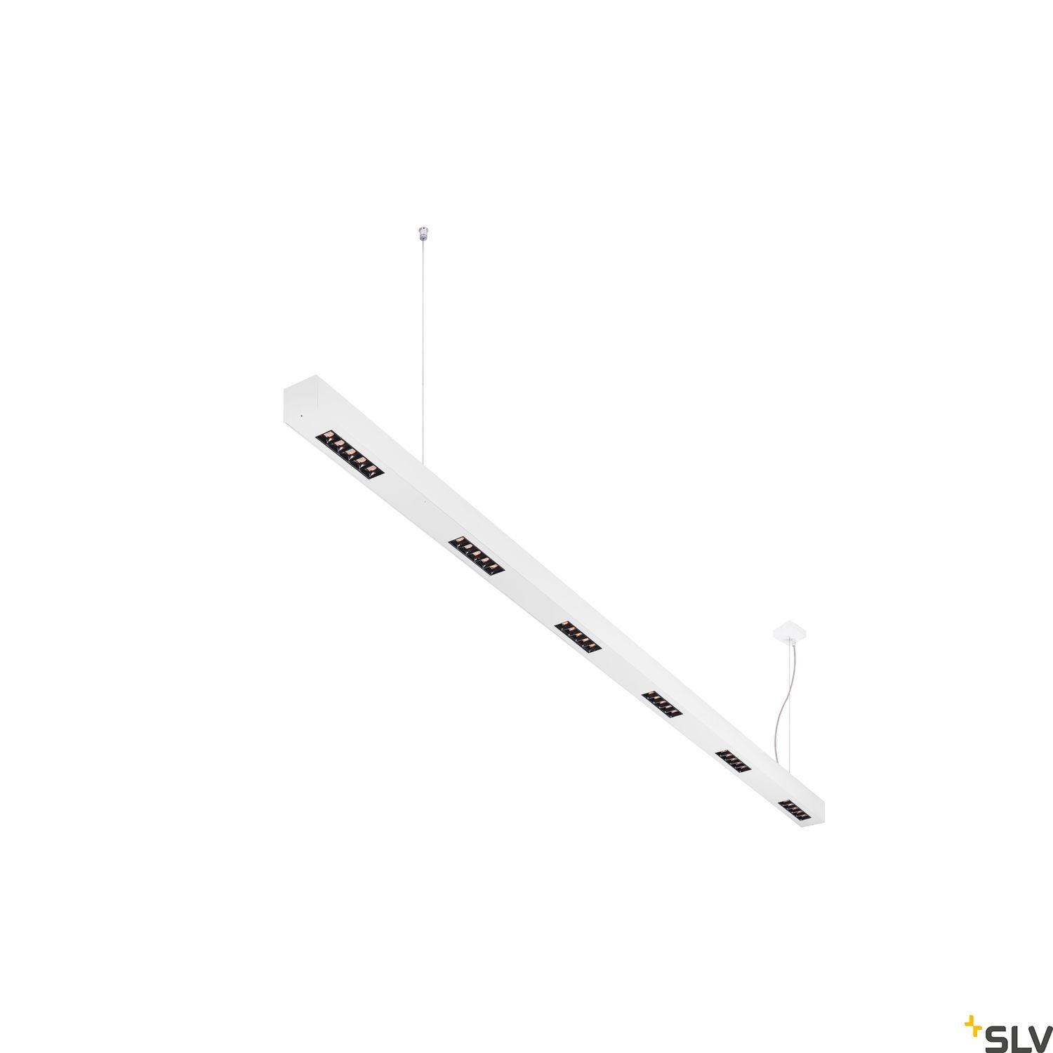 SLV Q-LINE PD, LED indoor pendant, 2m, BAP, white, 4000K 1000929