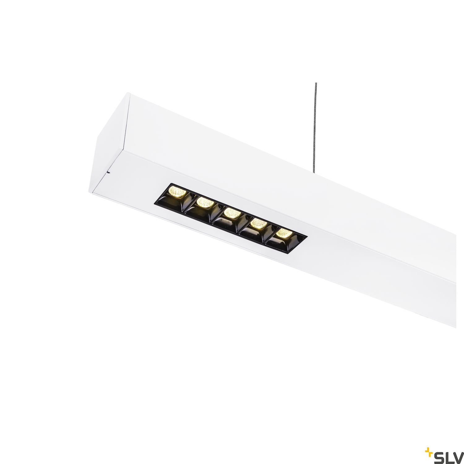 SLV Q-LINE PD, LED indoor pendant, 1m, BAP, white, 3000K 1000932