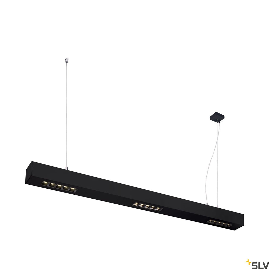 SLV Q-LINE PD, LED Indoor pendant light, 1m, BAP, black, 3000K 1000933