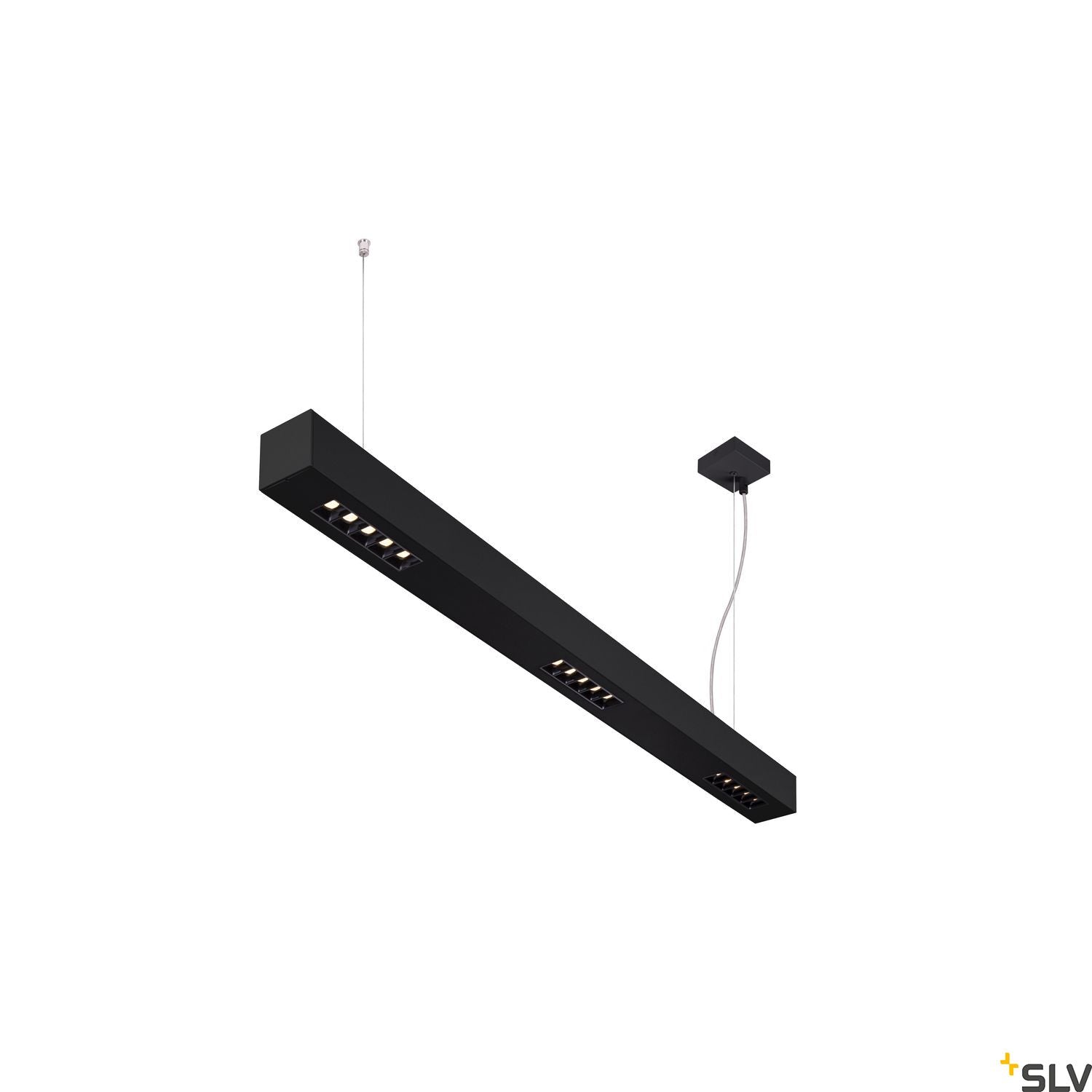 SLV Q-LINE PD, LED Indoor pendant light, 1m, BAP, black, 3000K 1000933