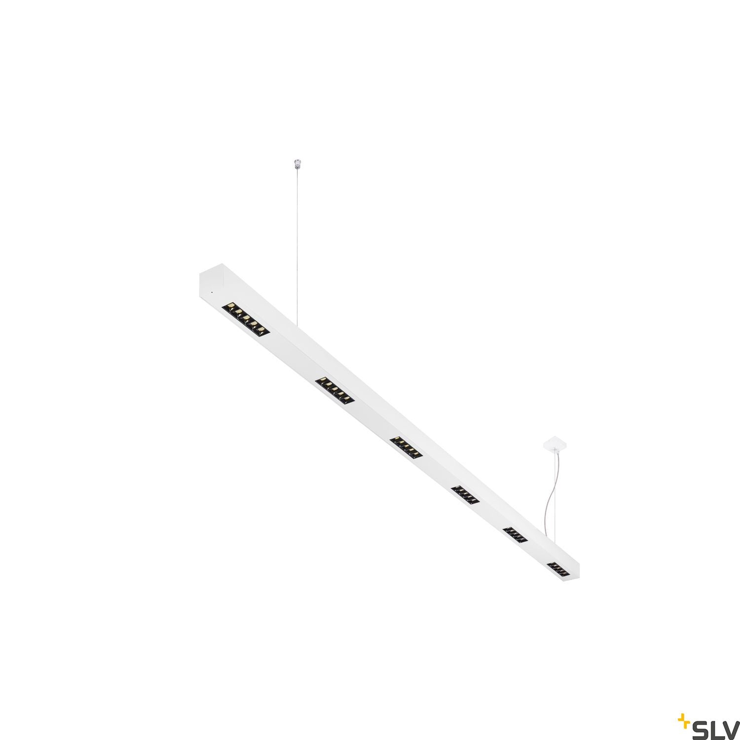 SLV Q-LINE PD, LED indoor pendant, 2m, BAP, white, 4000K 1000935