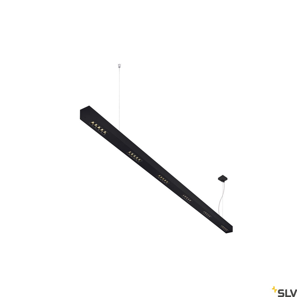 SLV Q-LINE PD, LED Indoor pendant light, 2m, BAP, black, 4000K 1000936