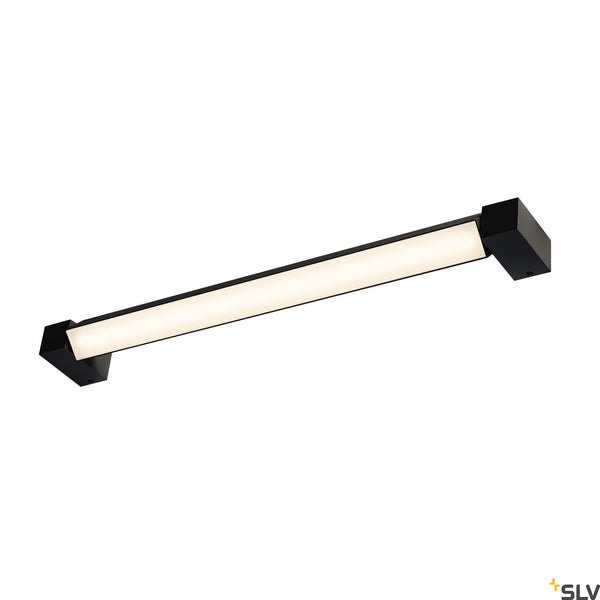 SLV LONG GRILL LED Wall and Ceiling luminaire, black, 3000K 1001020