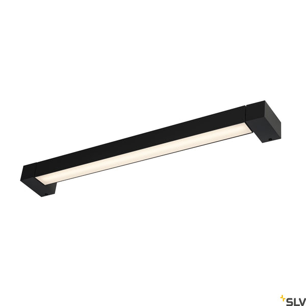 SLV LONG GRILL LED Wall and Ceiling luminaire, black, 3000K 1001020