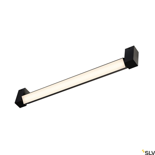 SLV LONG GRILL LED Wall and Ceiling luminaire, black, 3000K 1001020