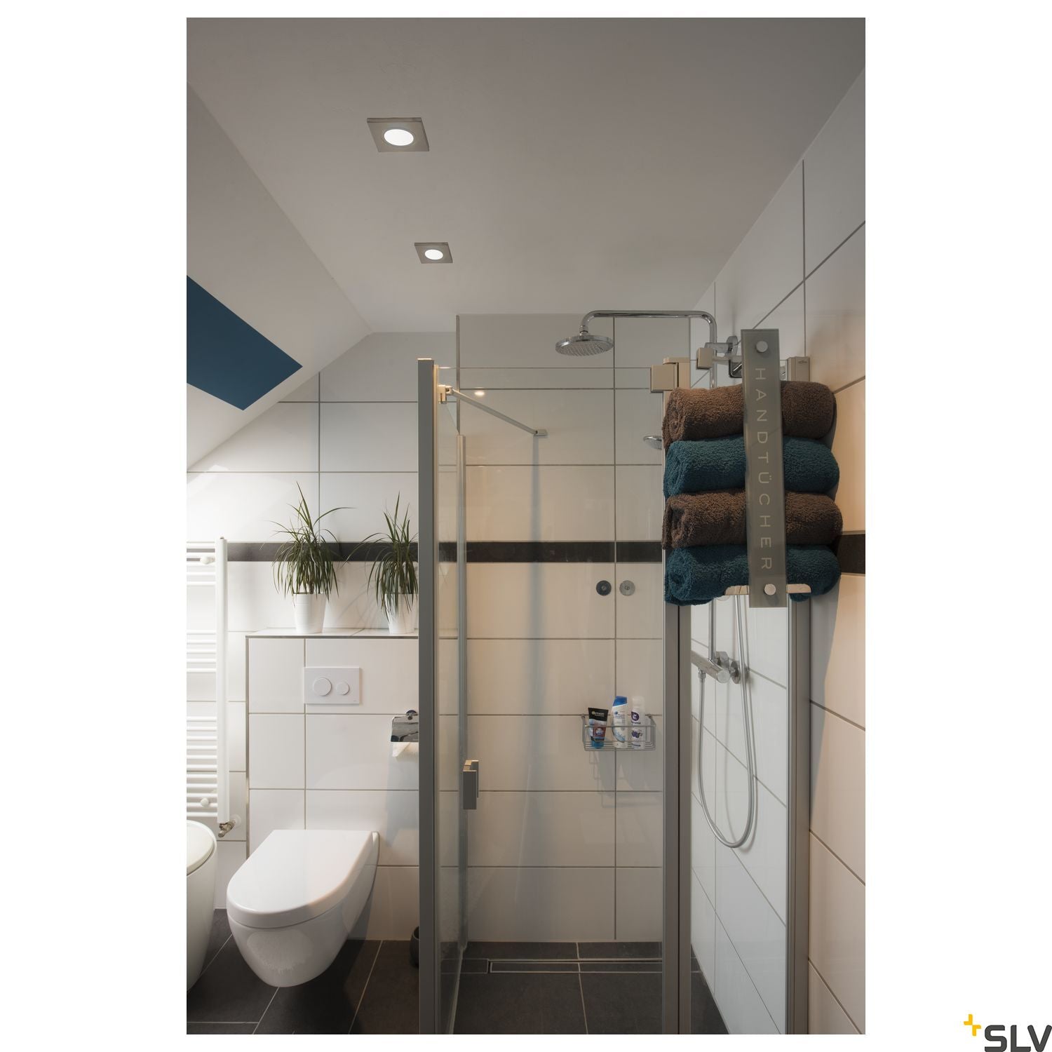 SLV DOLIX OUT QPAR51, square, matt chrome 1001172