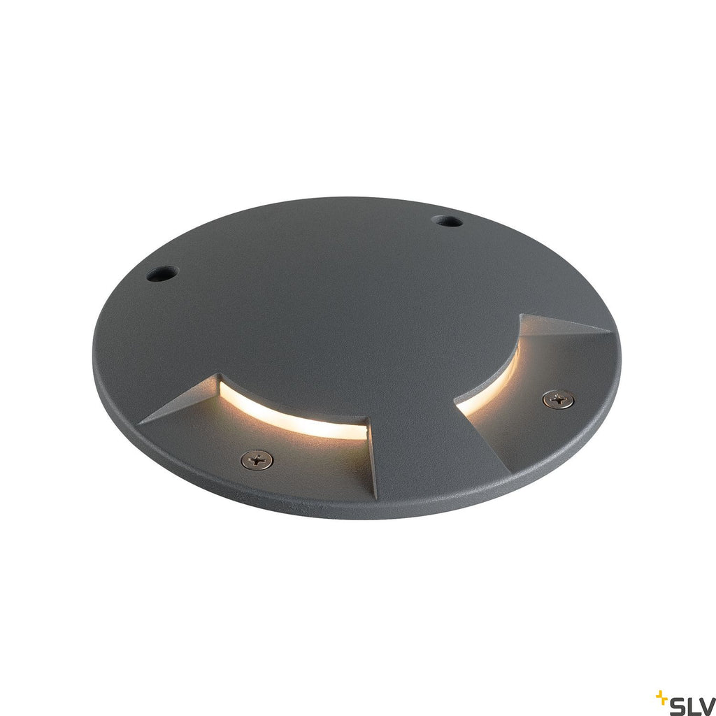 SLV BIG PLOT cover, 2 outlets, anthracite 1001262