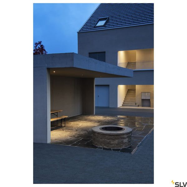 SLV PATTA-I recessed ceiling light , round, alu brushed, 9W, 38°, 3000K, incl. driver 114426