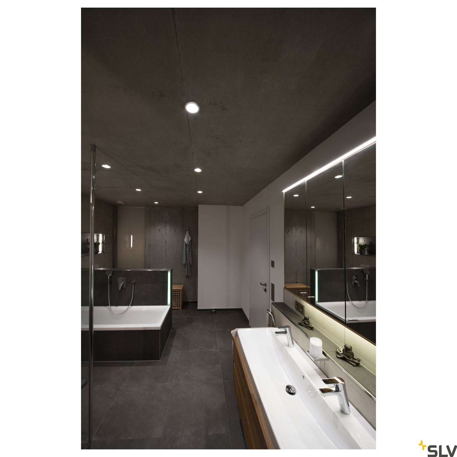 SLV AKALO 83, DL, indoor recessed ceiling light, 3000K 4200K 5700K adjustable, white 1001264