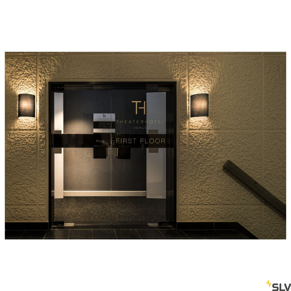 SLV FENDA Basis, WL, Indoor surface-mounted wall light, E27, max. 40W, white 1001272