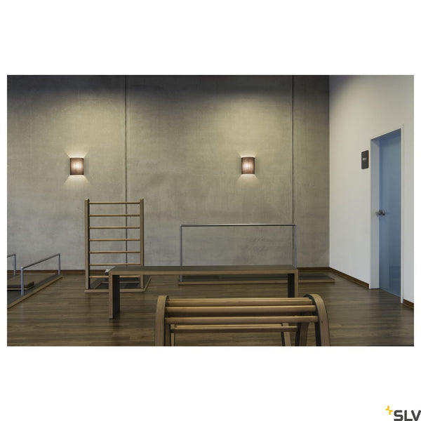 SLV FENDA Basis, WL, Indoor surface-mounted wall light, E27, max. 40W, white 1001272