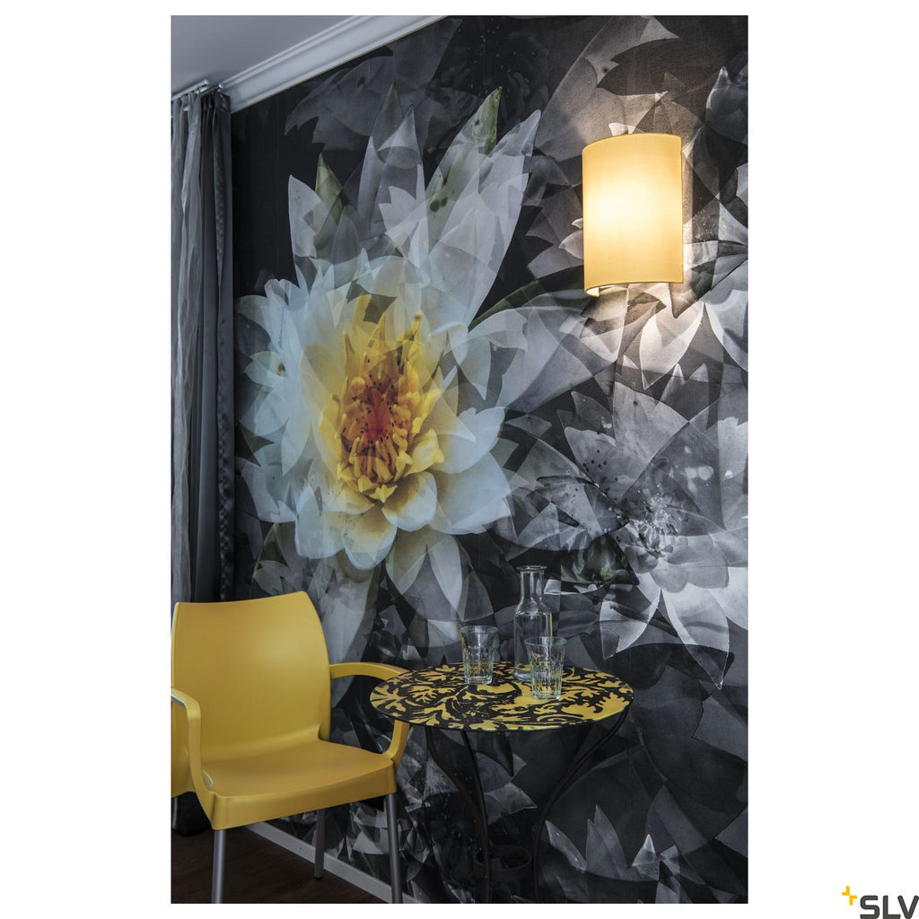 SLV FENDA Basis, WL, Indoor surface-mounted wall light, E27, max. 40W, white 1001272