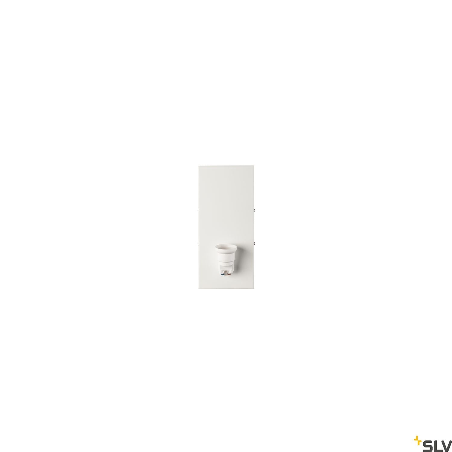 SLV FENDA Basis, WL, Indoor surface-mounted wall light, E27, max. 40W, white 1001272