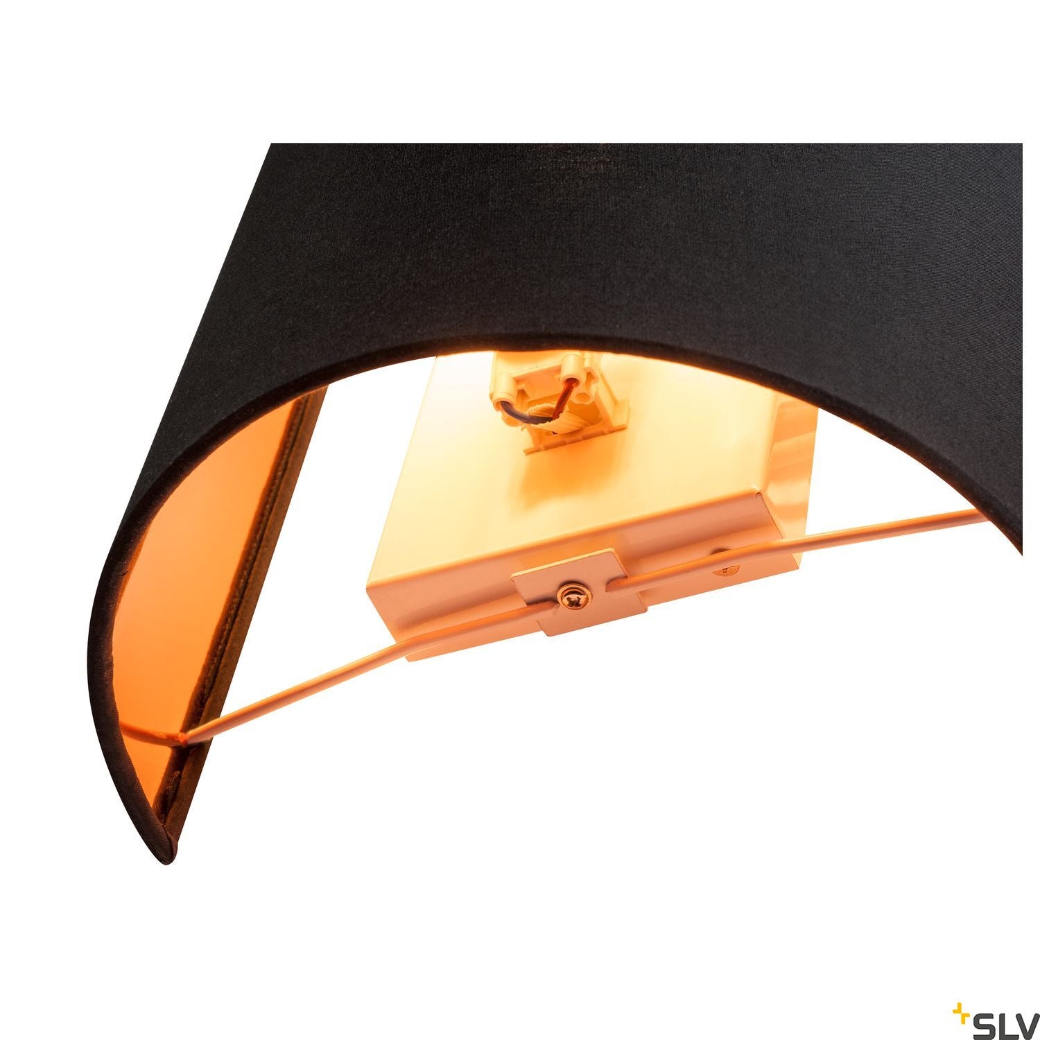 SLV FENDA half shade, black/copper 1001274