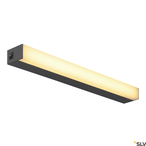 SLV SIGHT LED, wall and ceiling light, with switch, 600mm, black 1001283