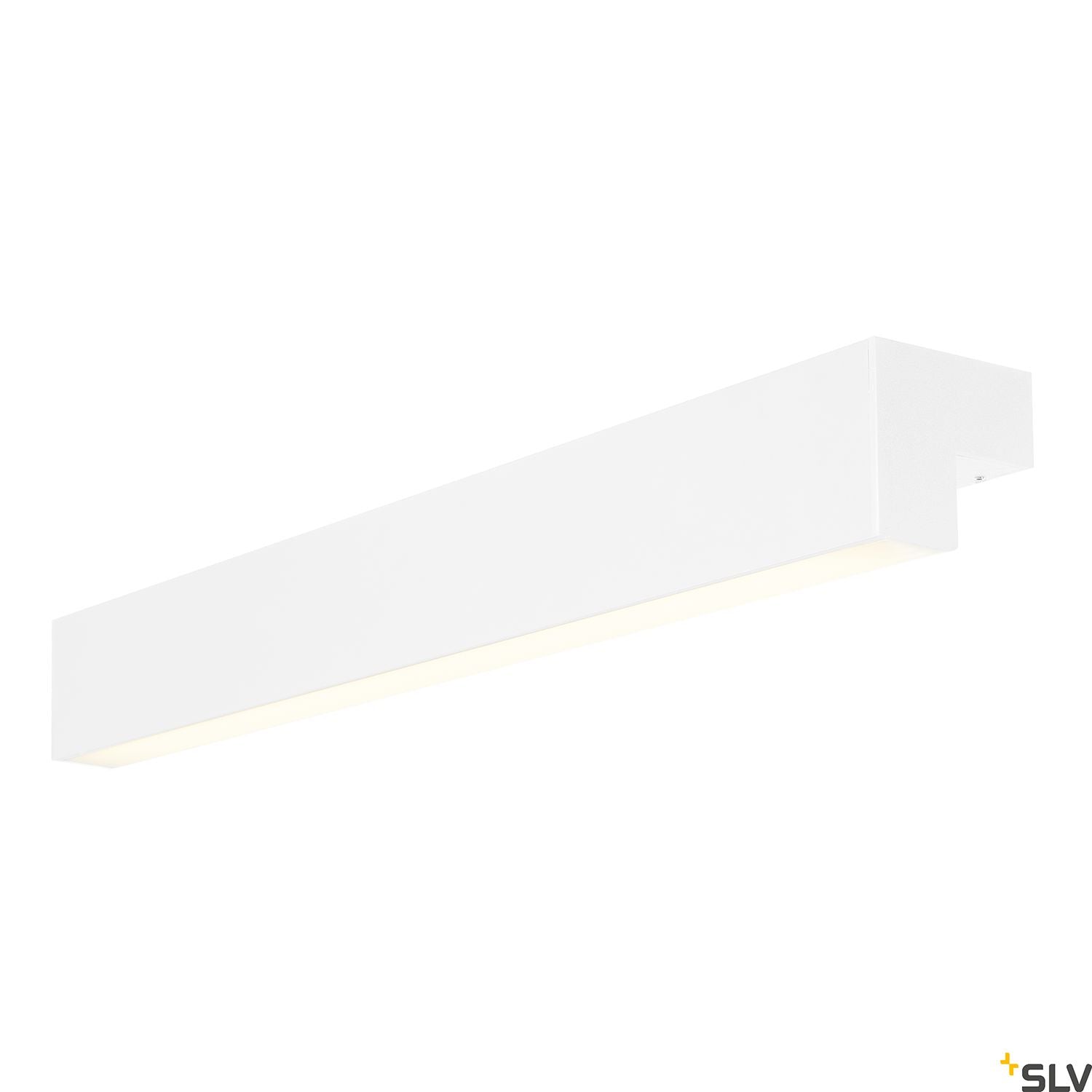 SLV L-LINE 60 LED, wall and ceiling light, IP44, 3000K, 700lm, white 1001299