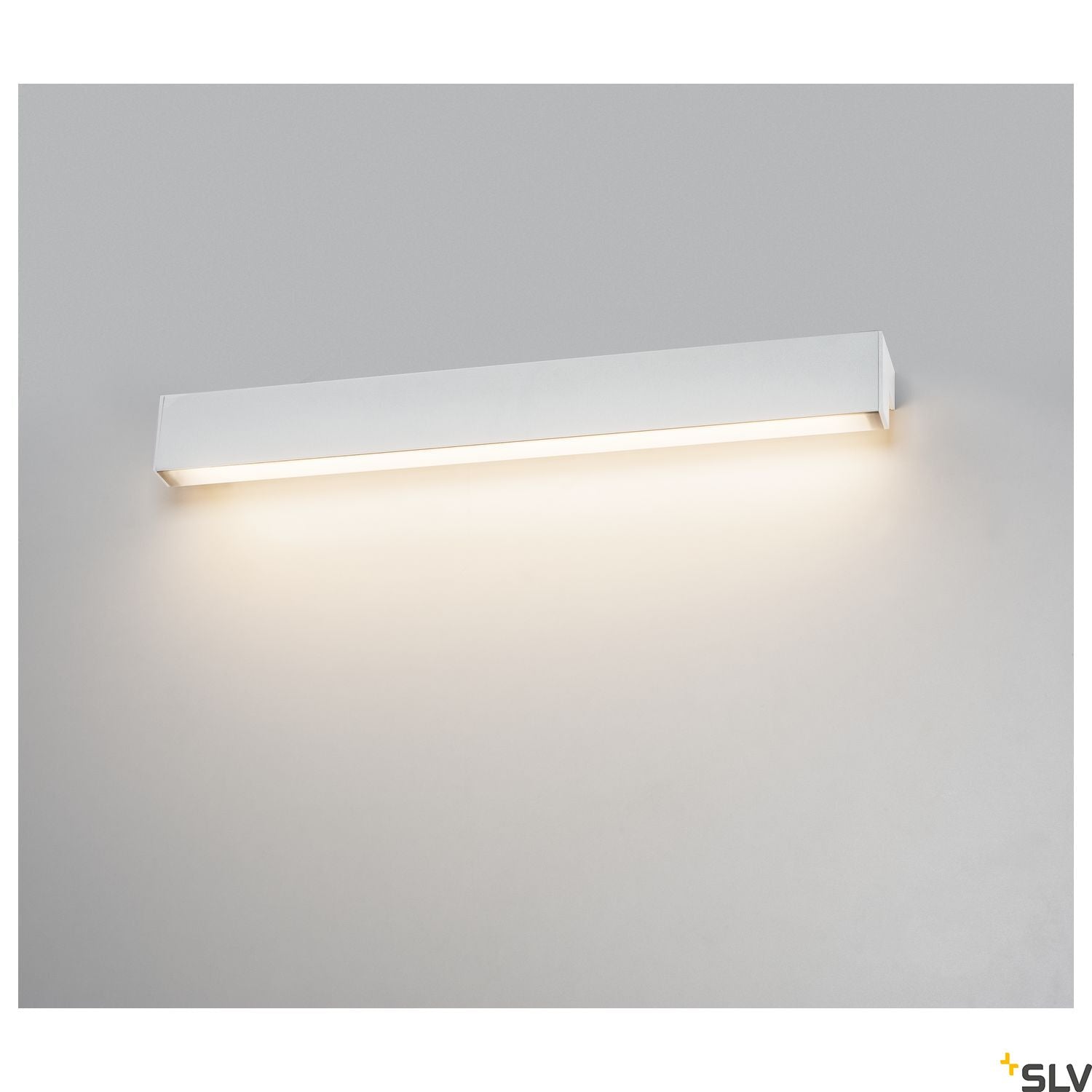 SLV L-LINE 60 LED, wall and ceiling light, IP44, 3000K, 700lm, white 1001299