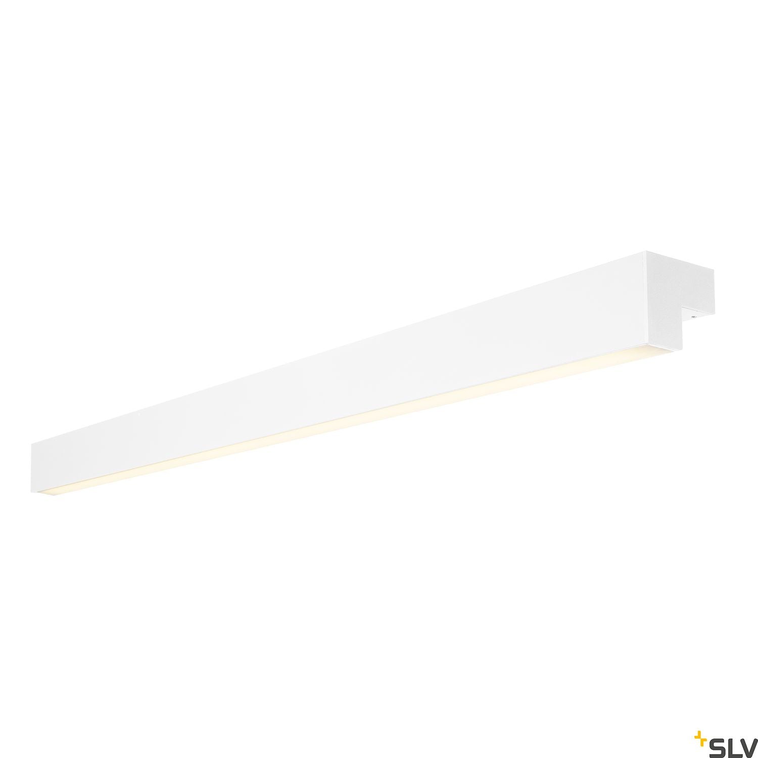 SLV L-LINE 120 LED, wall and ceiling light, IP44, 3000K, 3000lm, white 1001303