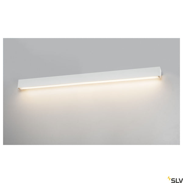 SLV L-LINE 120 LED, wall and ceiling light, IP44, 3000K, 3000lm, white 1001303