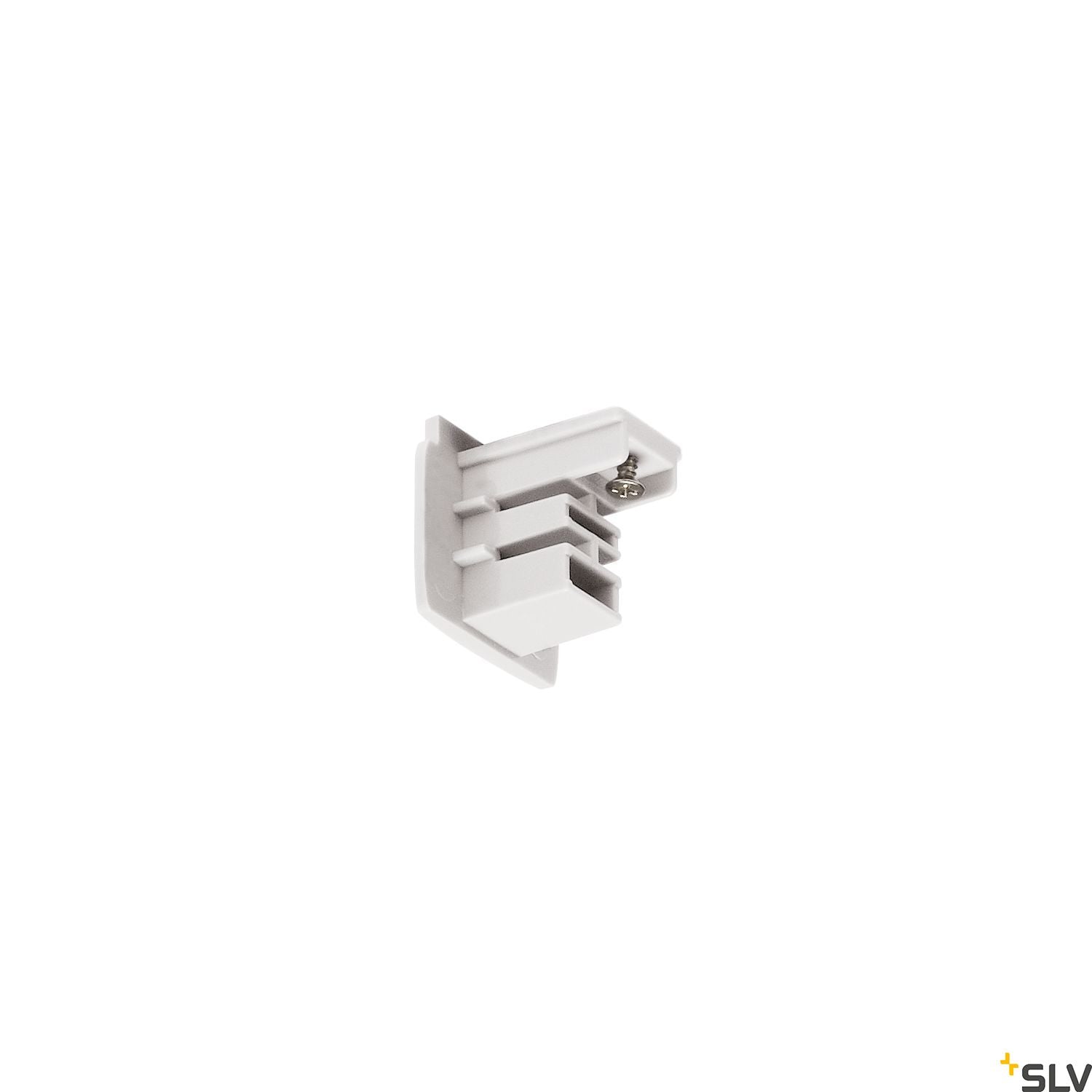 SLV End cap for S-TRACK 3-circuit track, traffic white 1001380