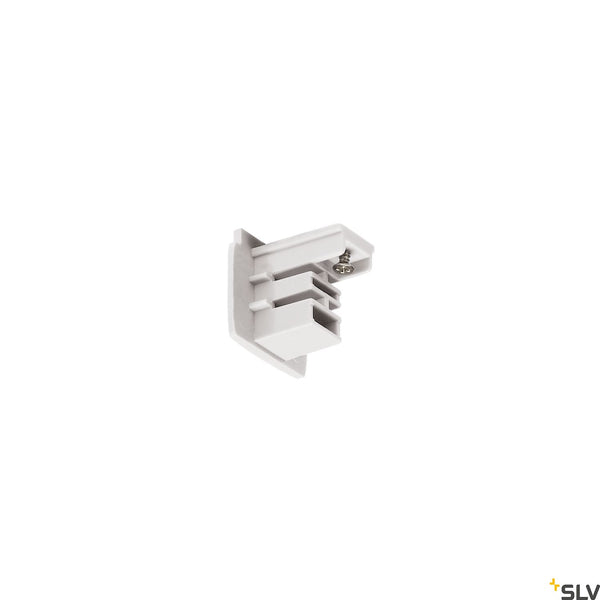 SLV End cap for S-TRACK 3-circuit track, traffic white 1001380
