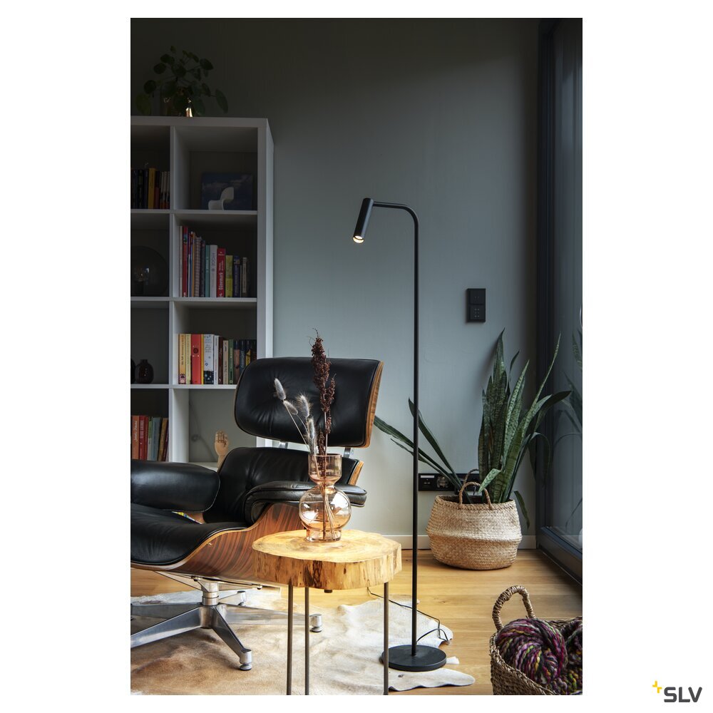 SLV KARPO TL, LED Indoor floor stand, black, 3000 K 1001463