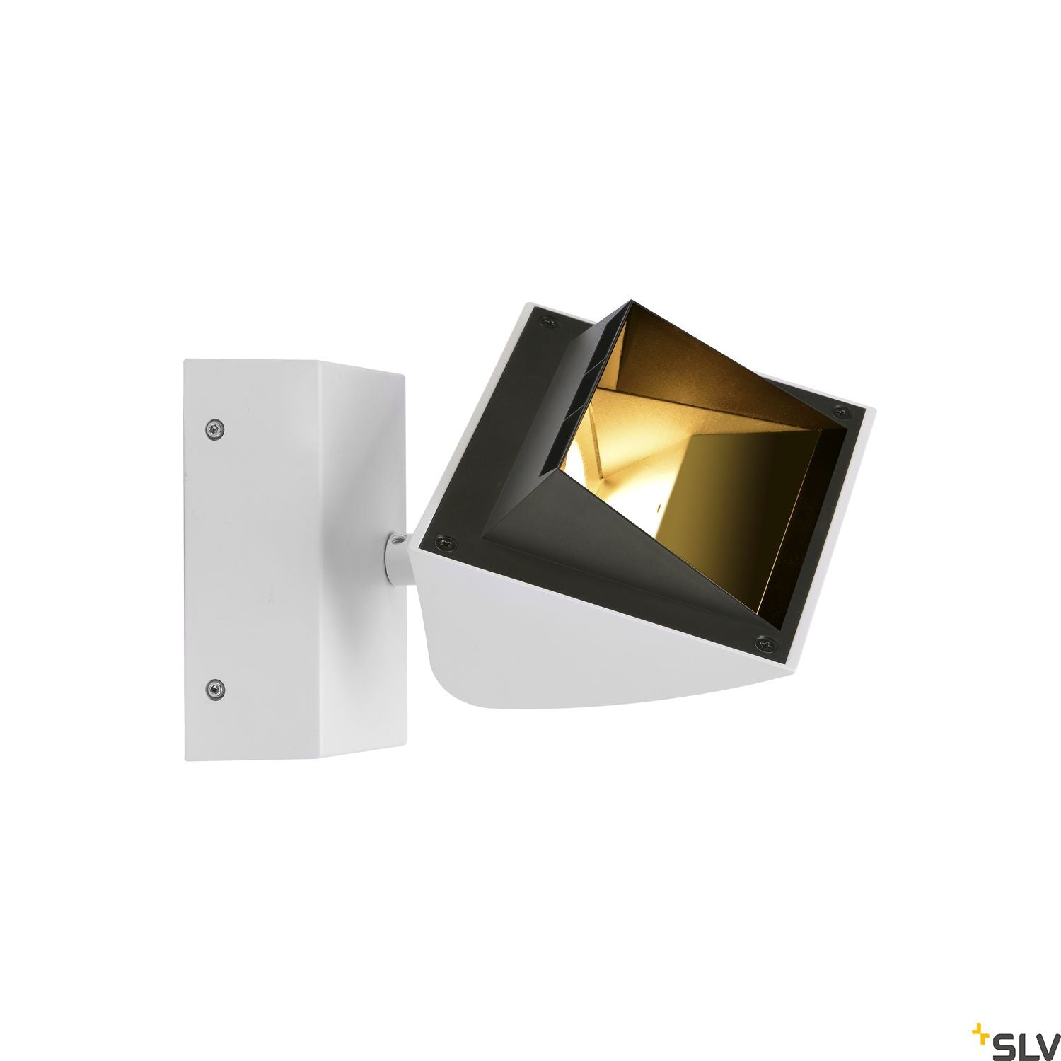 SLV MERADO FLOOD WL, LED Indoor surface-mounted wall light, white, 3000K, 40° 1001468
