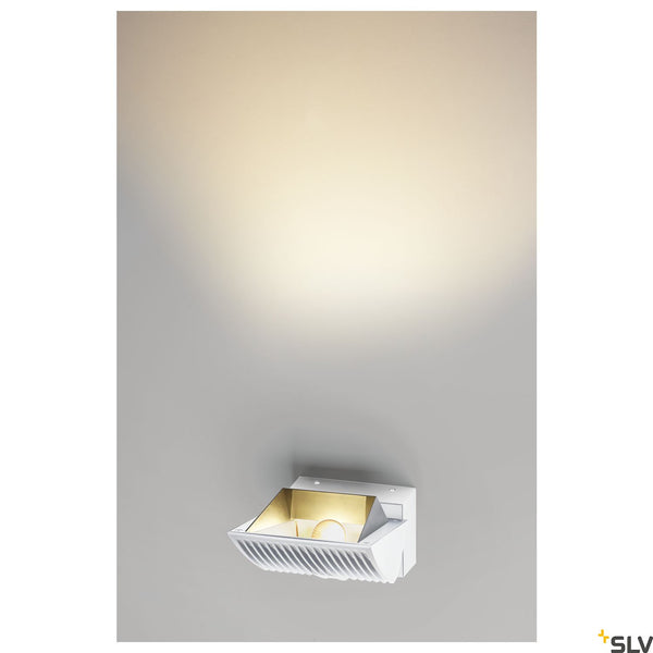 SLV MERADO FLOOD WL, LED Indoor surface-mounted wall light, white, 4000K, 40° 1001472