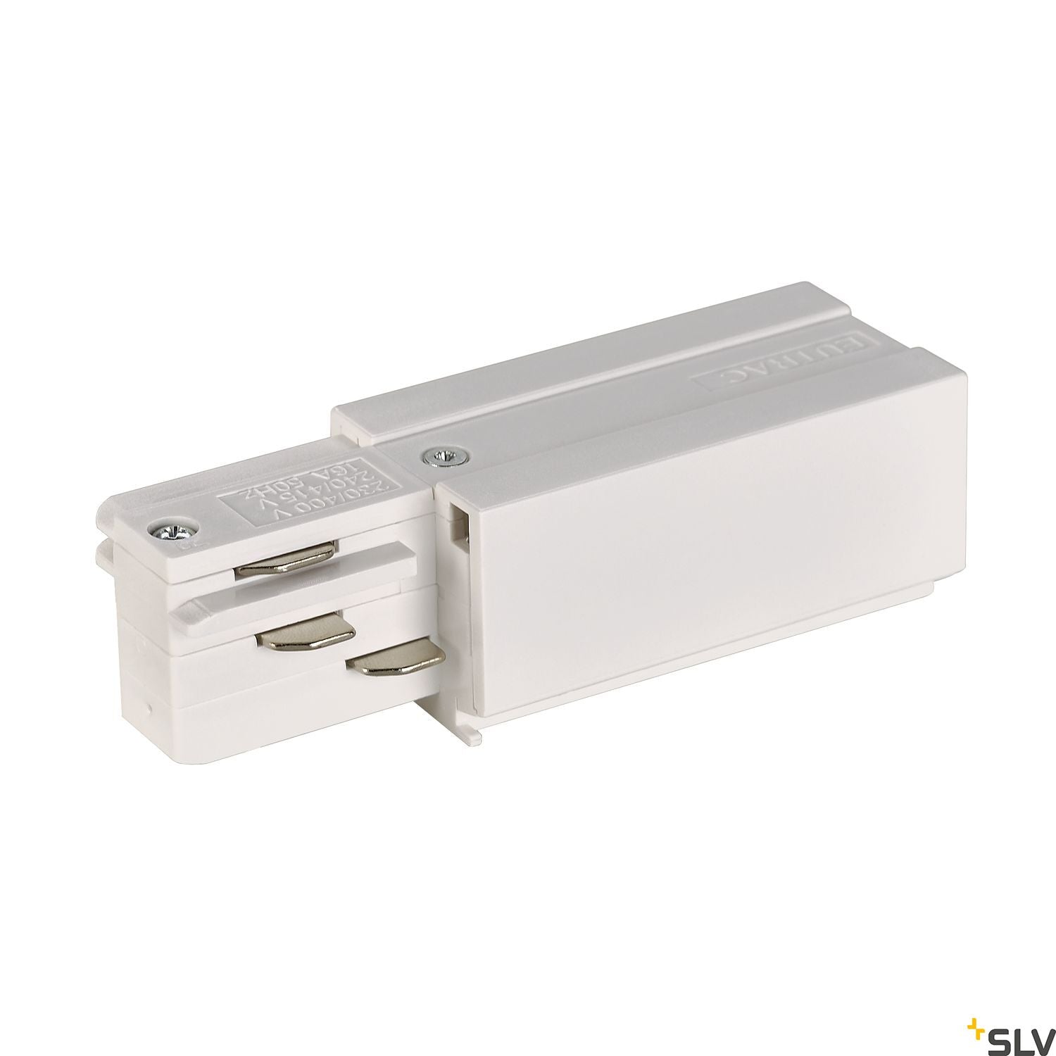 SLV EUTRAC feed-in, earth right, traffic white 1001514