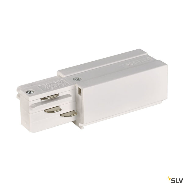 SLV EUTRAC feed-in, earth right, traffic white 1001514