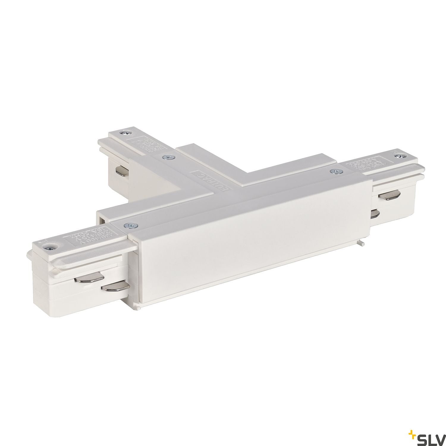 SLV EUTRAC T-connector earth left, traffic white 1001518