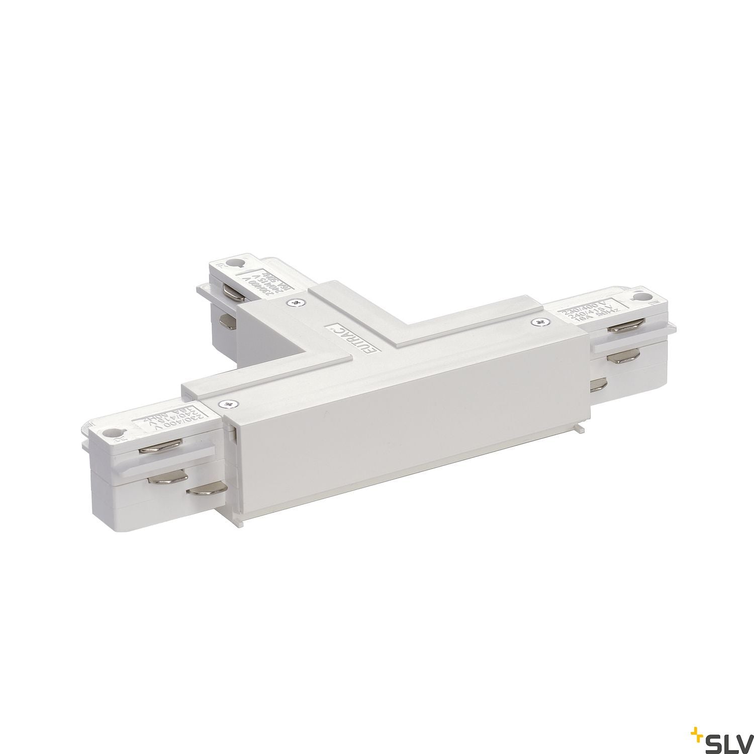 SLV EUTRAC T-connector earth right, traffic white 1001519