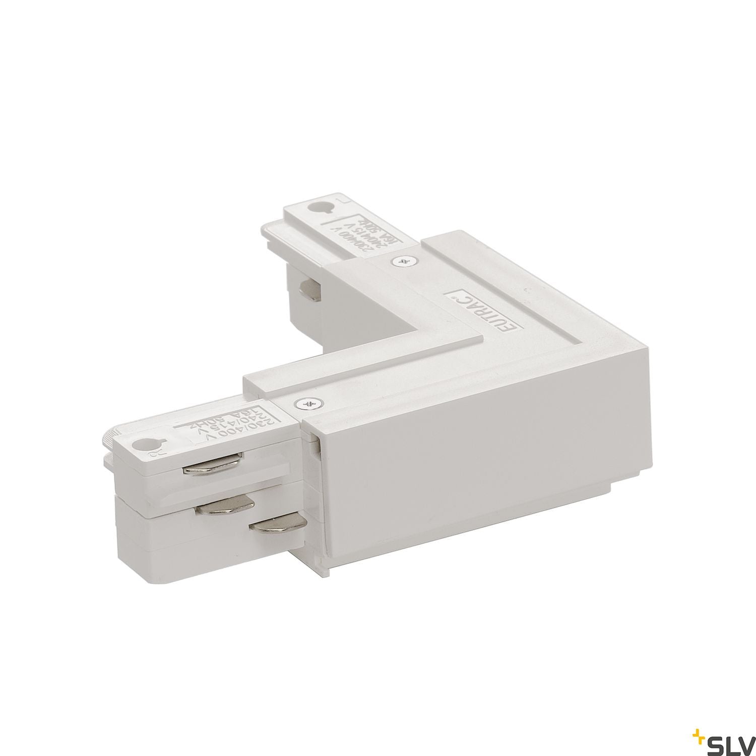 SLV EUTRAC L-connector, outer earth, traffic white 1001520