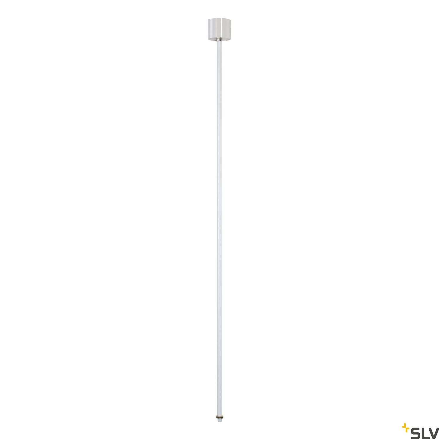 SLV EUTRAC pendant suspension for 3-circuit track, traffic white, 120cm 1001528