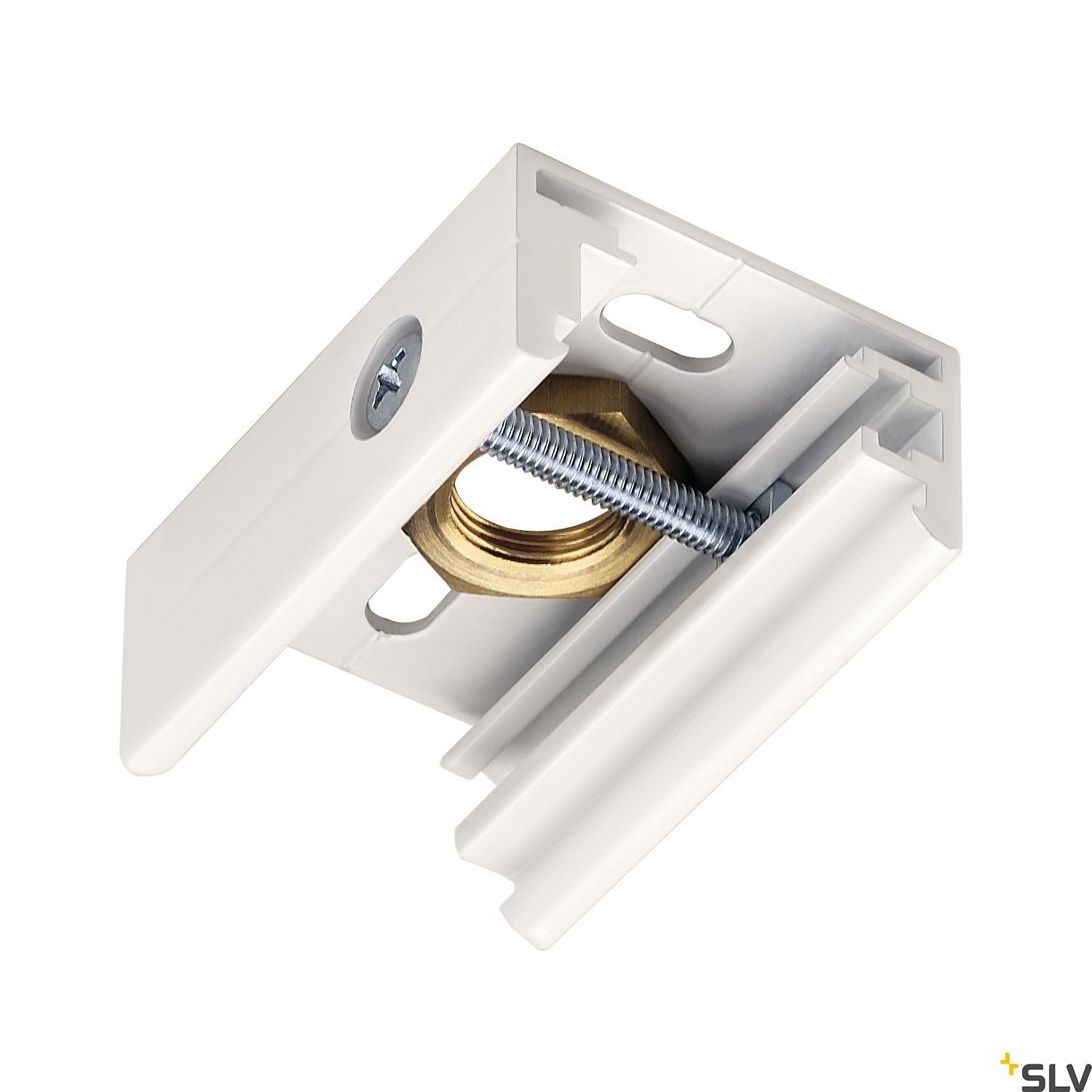 SLV EUTRAC pendant clip for 3-circuit track, traffic white 1001530