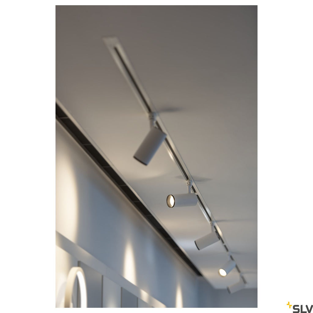 SLV 3~ NUMINOS Dimmable 3 phase system light whitek/black 2700K 24° 1004174