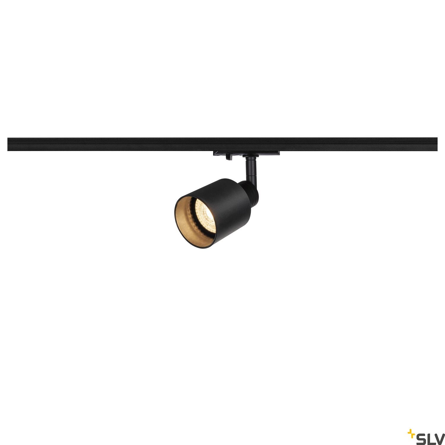 SLV PURI TRACK SPOT, QPAR51 glass, black 50W, incl. 1-circuit adapter 1001868