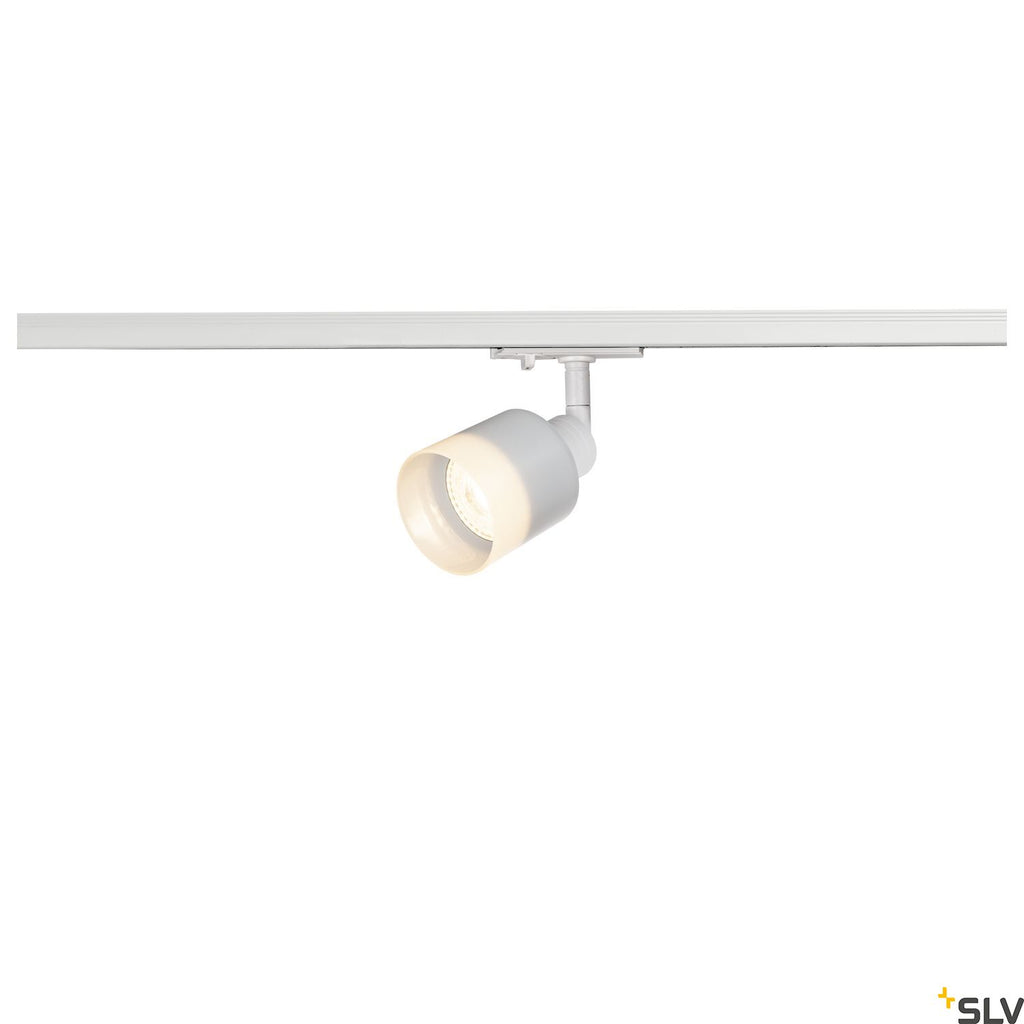 SLV PURI TRACK SPOT, QPAR51 glass, white 50W, incl. 1-circuit adapter 1001869