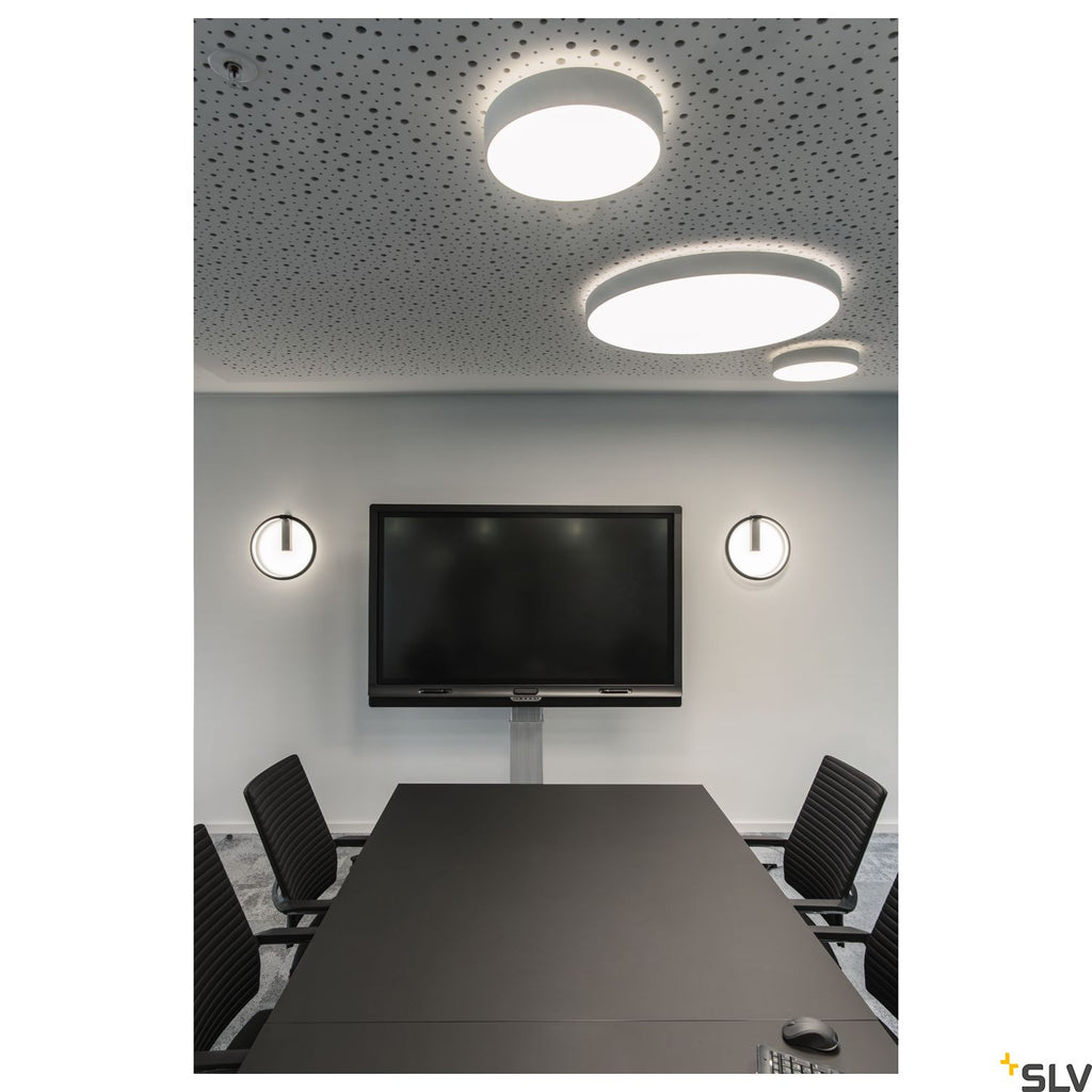 SLV PARSEC 40 DALI Dimmable LED recessed wall light black 3000/4000K 1002915