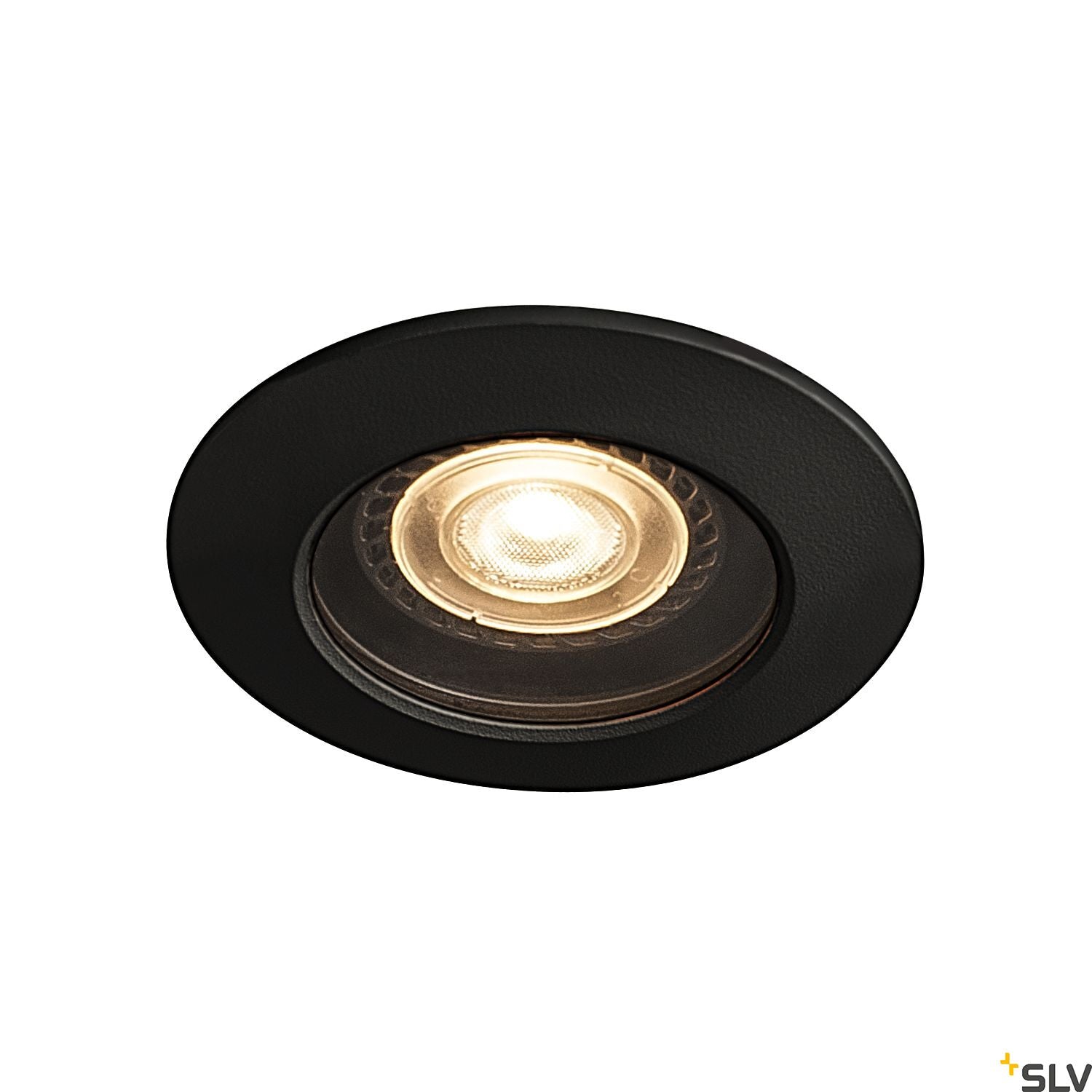 SLV VARU QPAR51 DL, outdoor recessed ceiling light, black, IP20/65 1001930