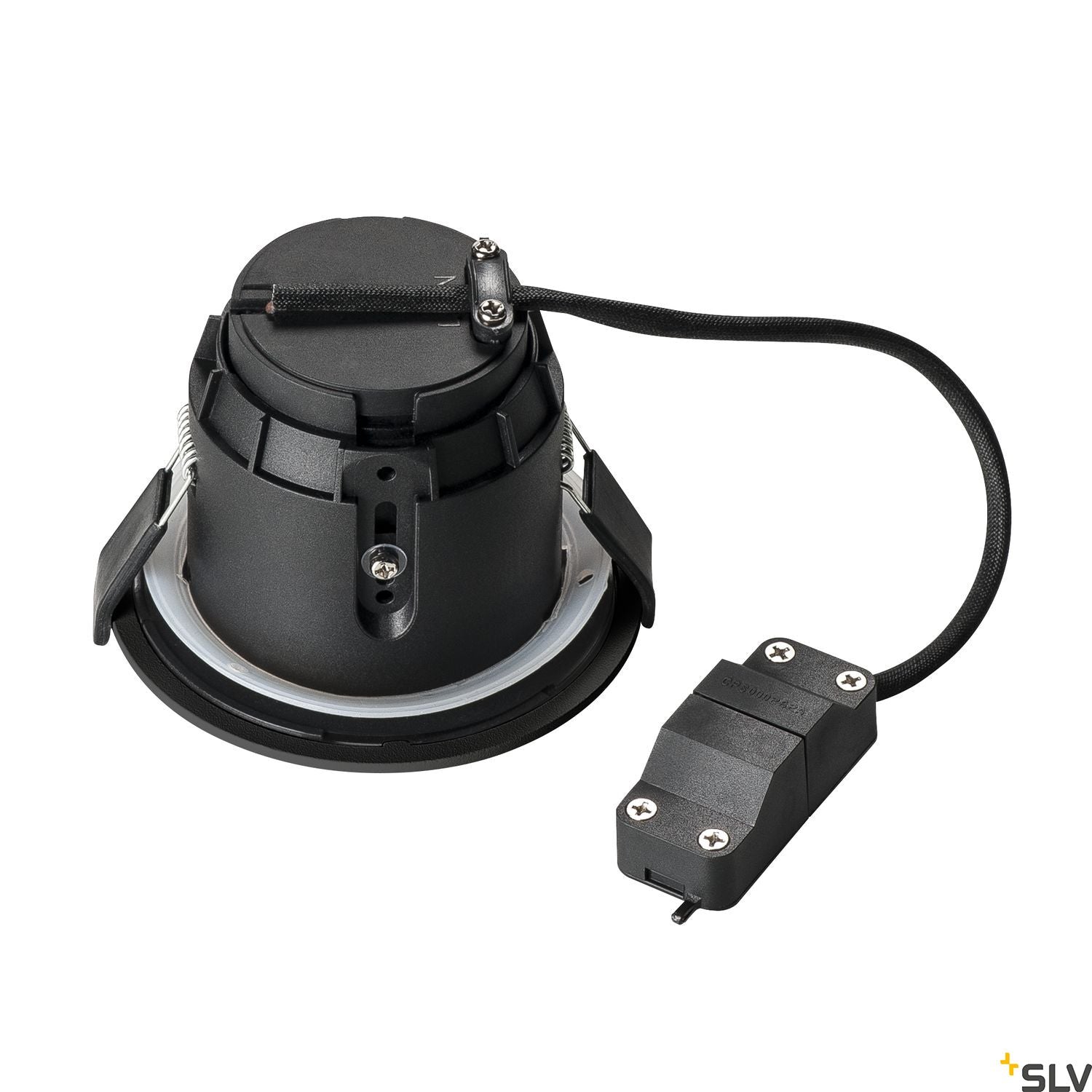 SLV VARU QPAR51 DL, outdoor recessed ceiling light, black, IP20/65 1001930