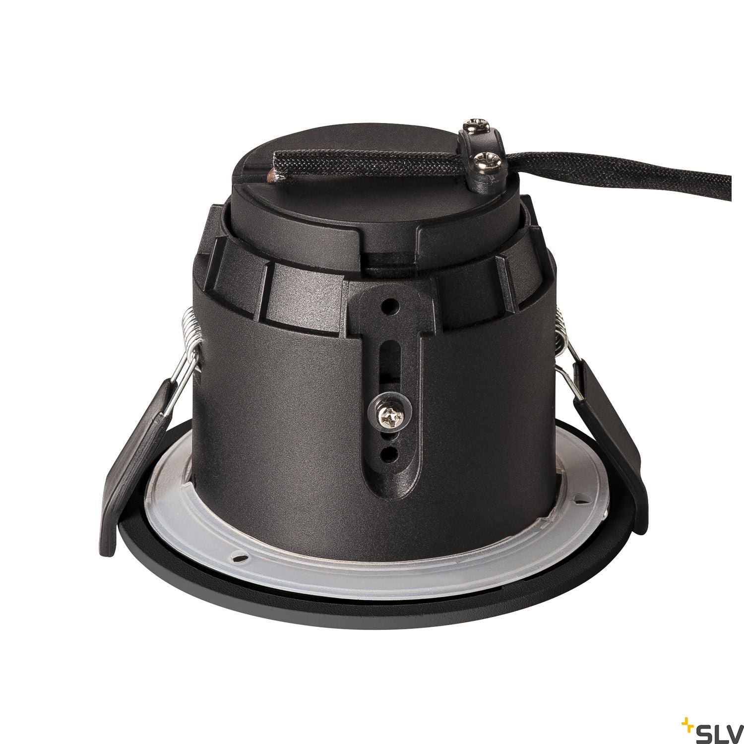 SLV VARU QPAR51 DL, outdoor recessed ceiling light, black, IP20/65 1001930
