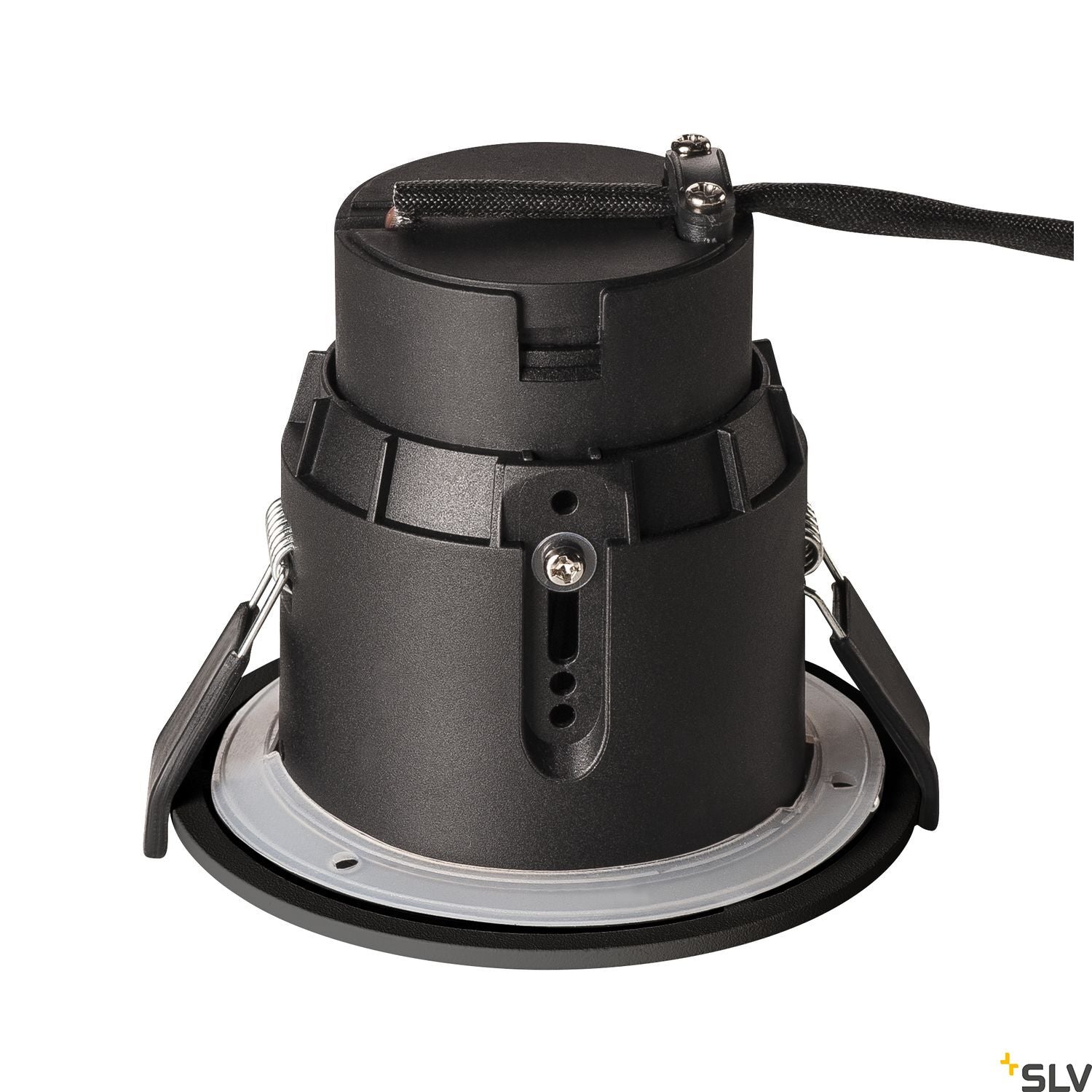 SLV VARU QPAR51 DL, outdoor recessed ceiling light, black, IP20/65 1001930