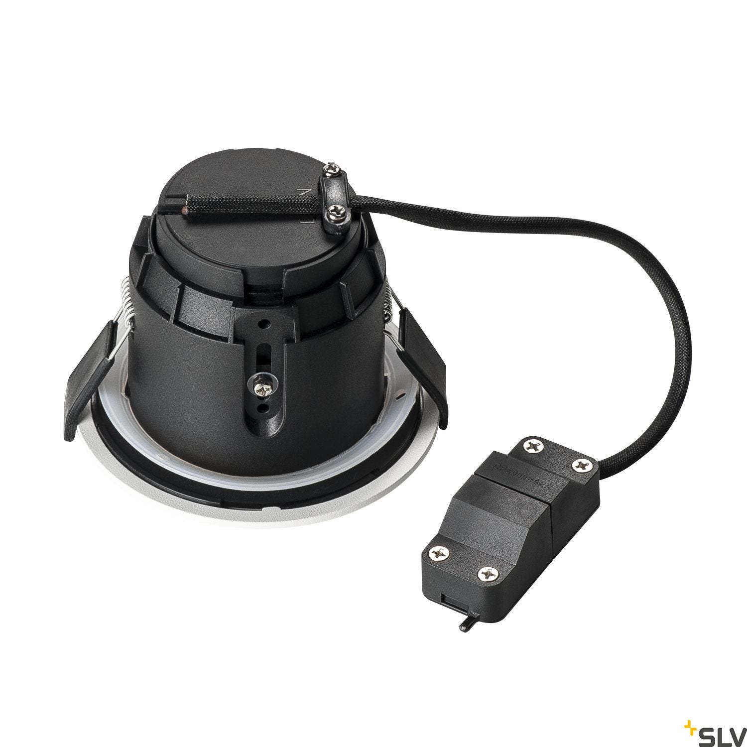 SLV VARU QPAR51 DL, outdoor recessed ceiling light, black/white, IP20/65 1001931
