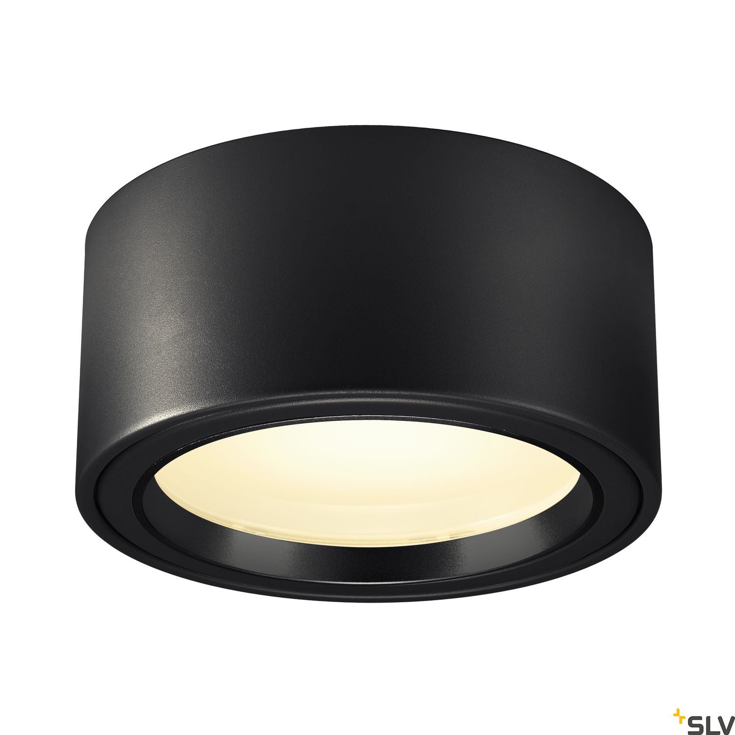 SLV MIRO CL, LED Indoor surface-mounted ceiling light, black, 3000K, 100° 1001939